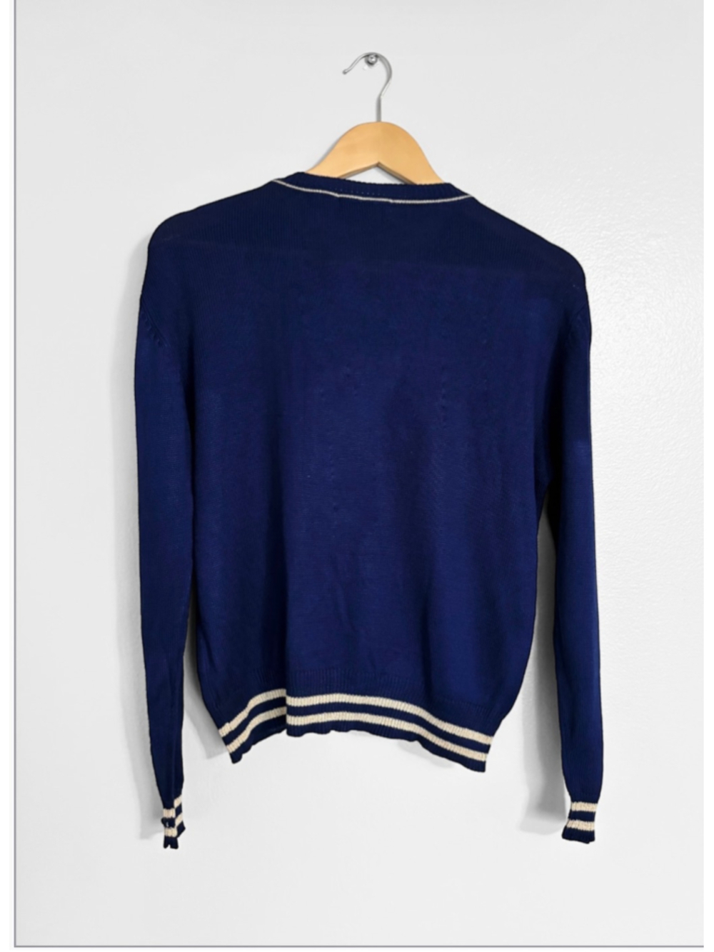 Liz Claiborne Vintage Nautical Anchor Sweater - Picture 3 of 4